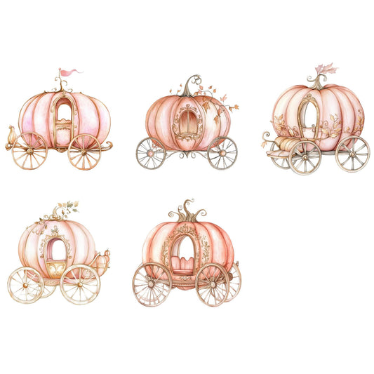 Pumpkin Carriage Clipart