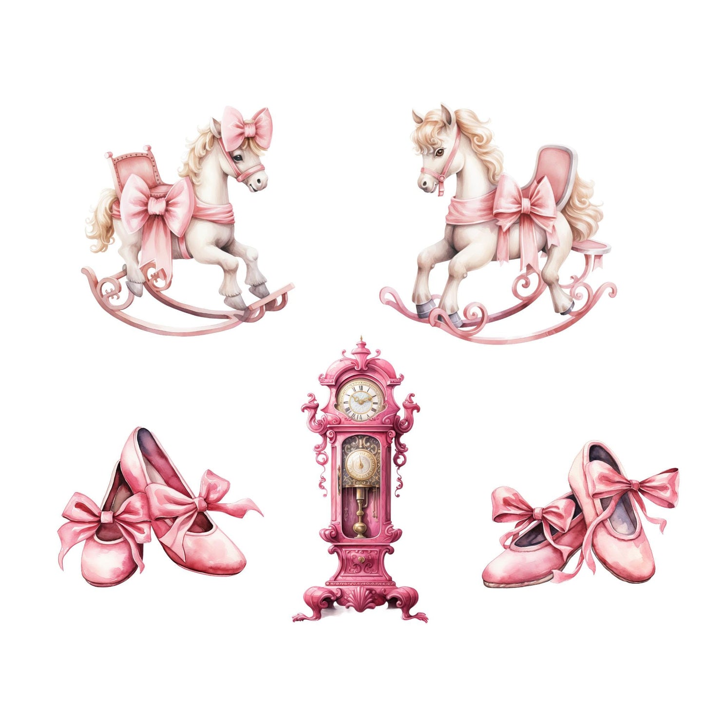 Christmas Pink Nutcracker Clipart