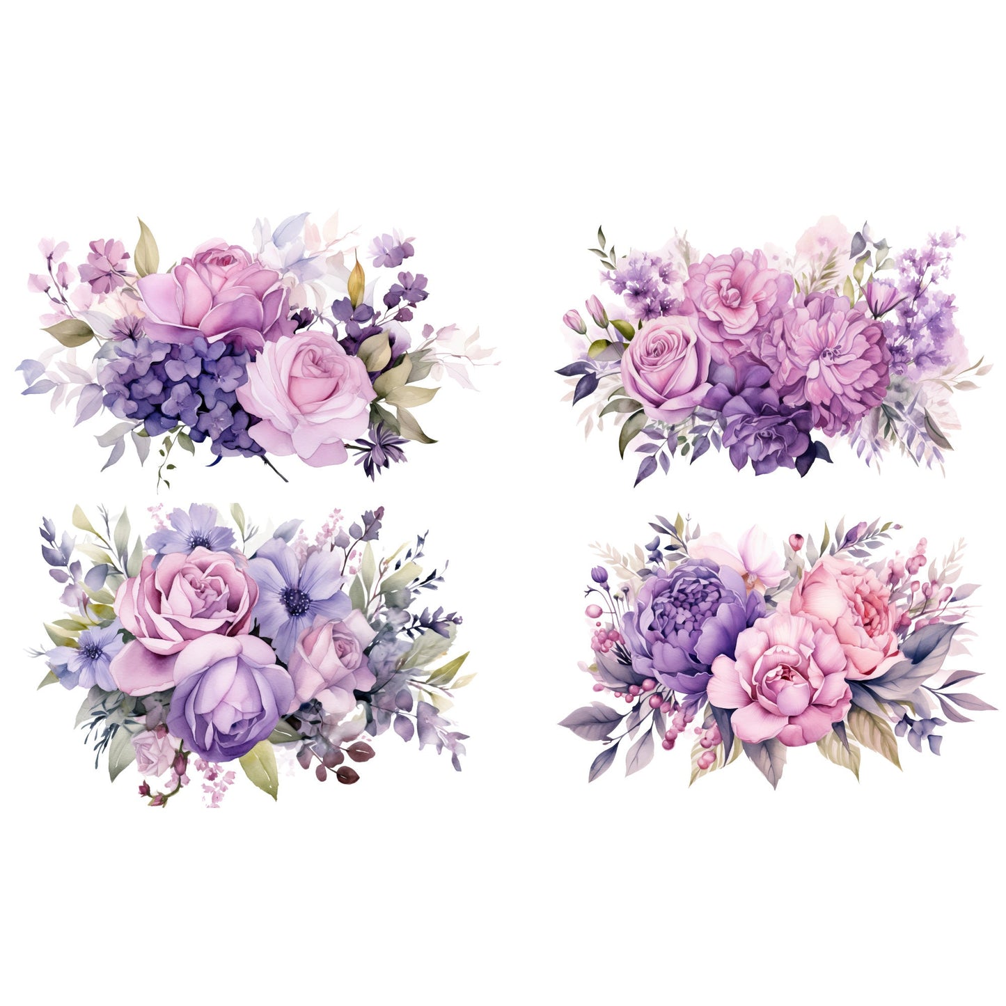 Lilac Floral clipart | Lilac Flower