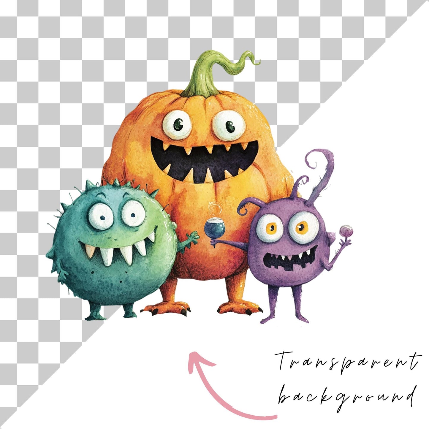 Cute Monster Clipart