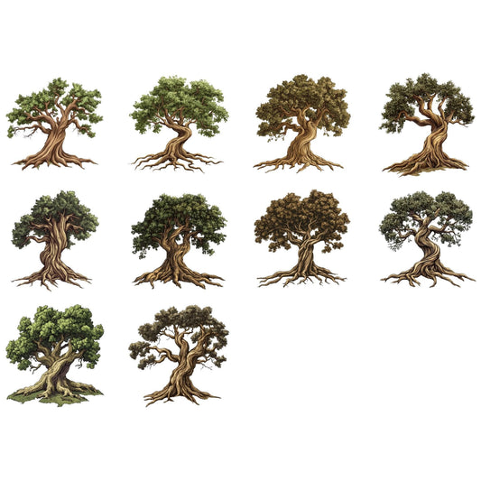 Tree With Roots Clipart