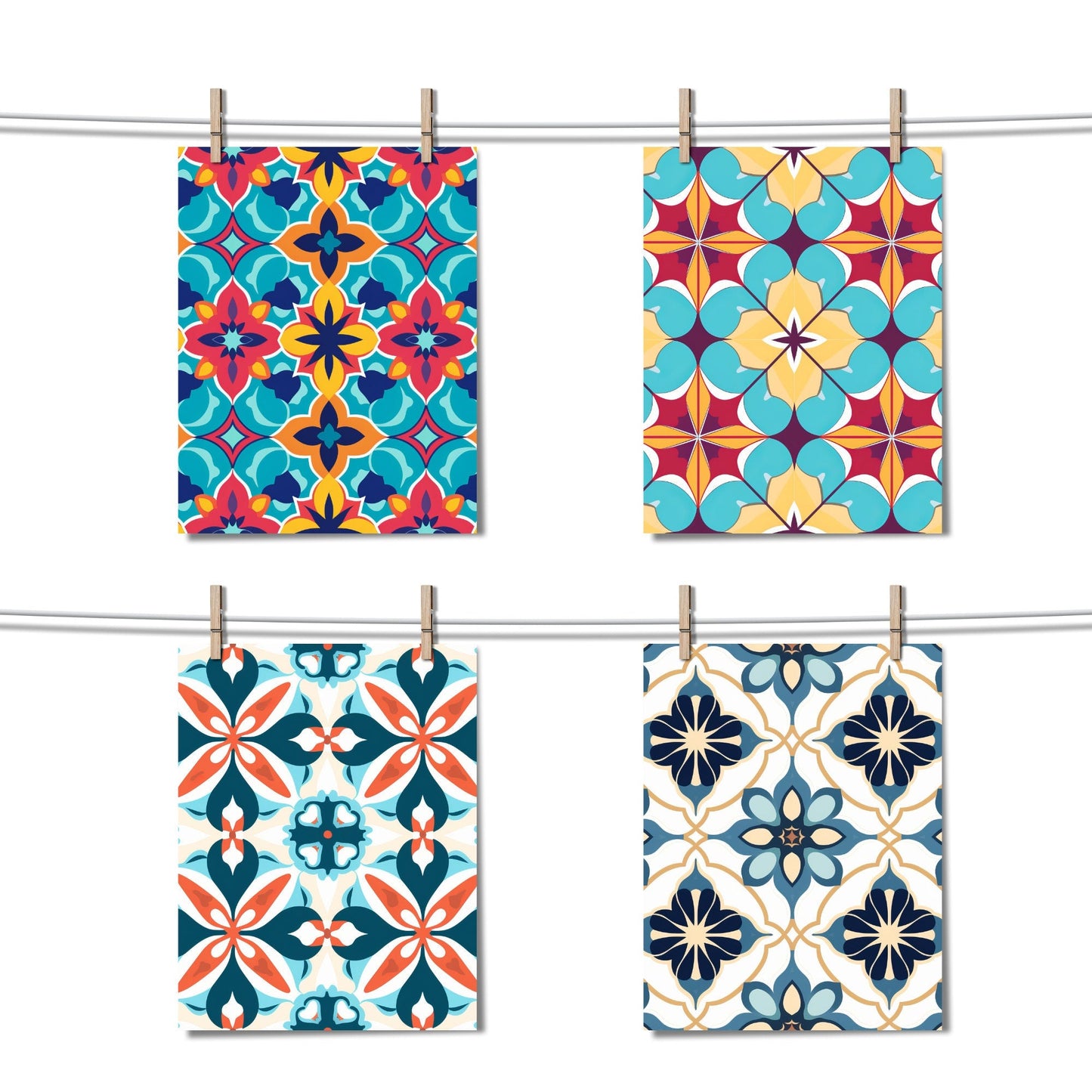 Moroccan Tile Digital Papers