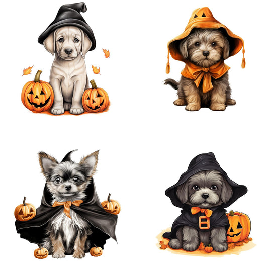 Halloween Dogs Clipart