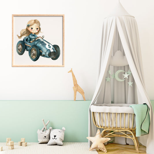 The Racecar Driver Clipart