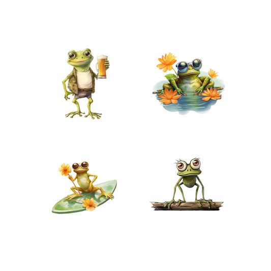 Quirky Frog Clipart