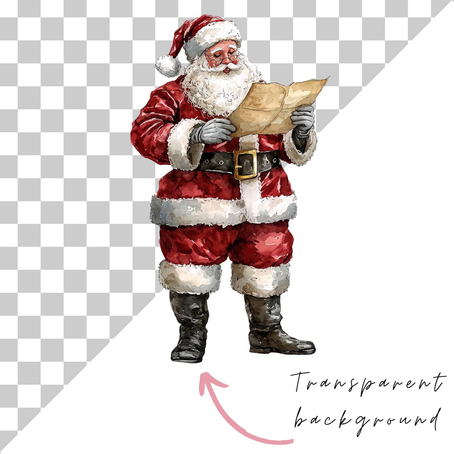 Letters to Santa Claus Clipart