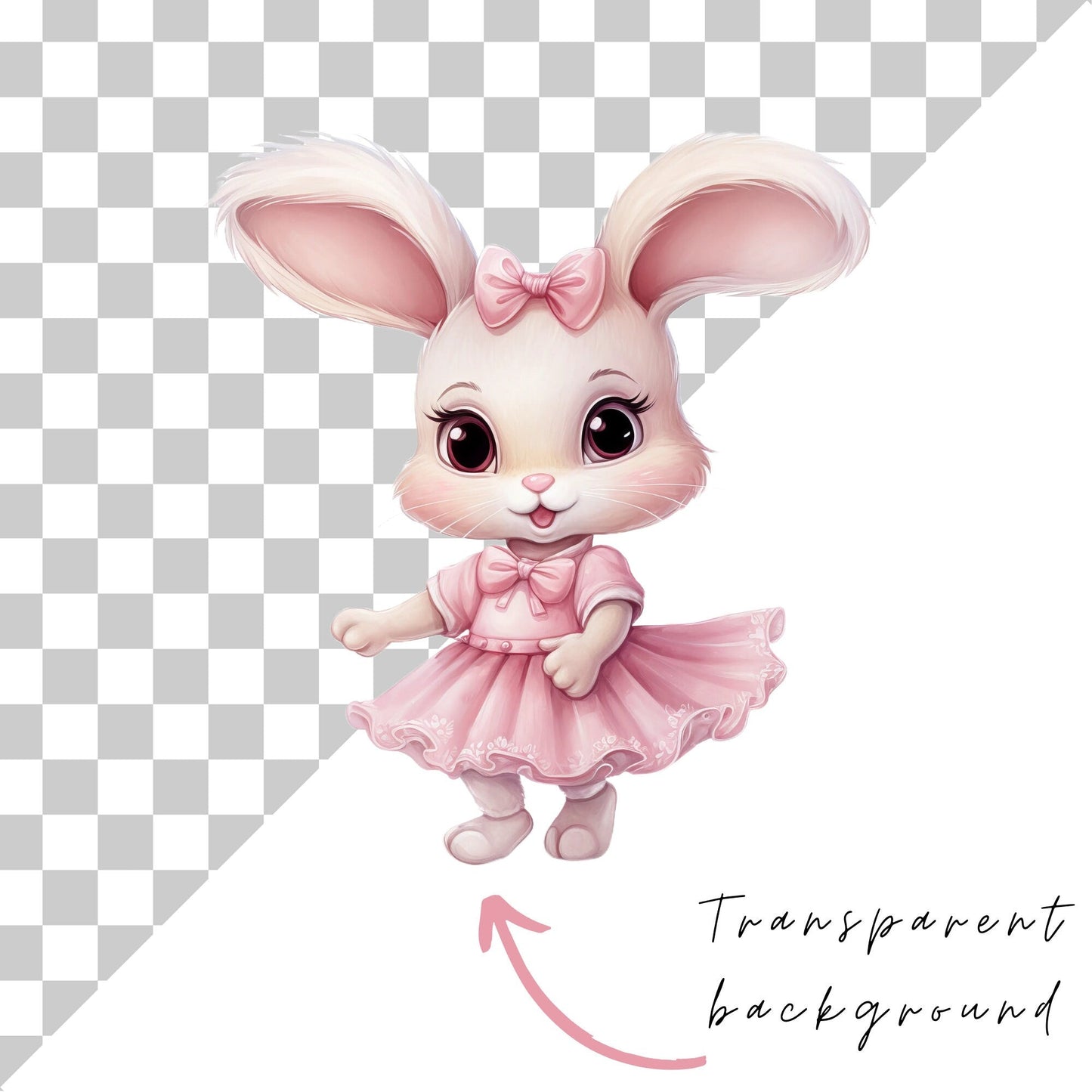 Ballerina Animals Clipart