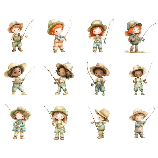 Little Fisherman PNG