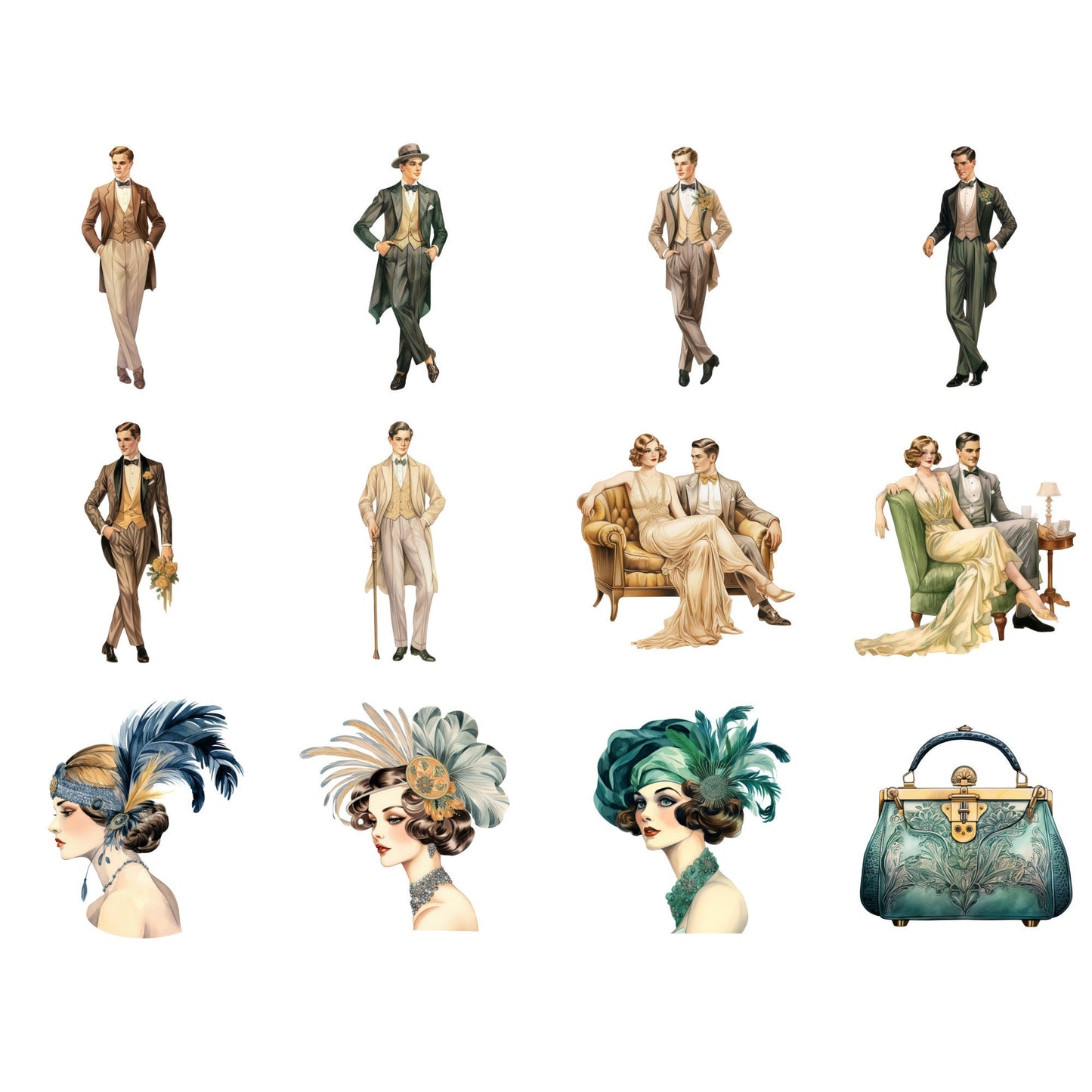Roaring 20s Clipart
