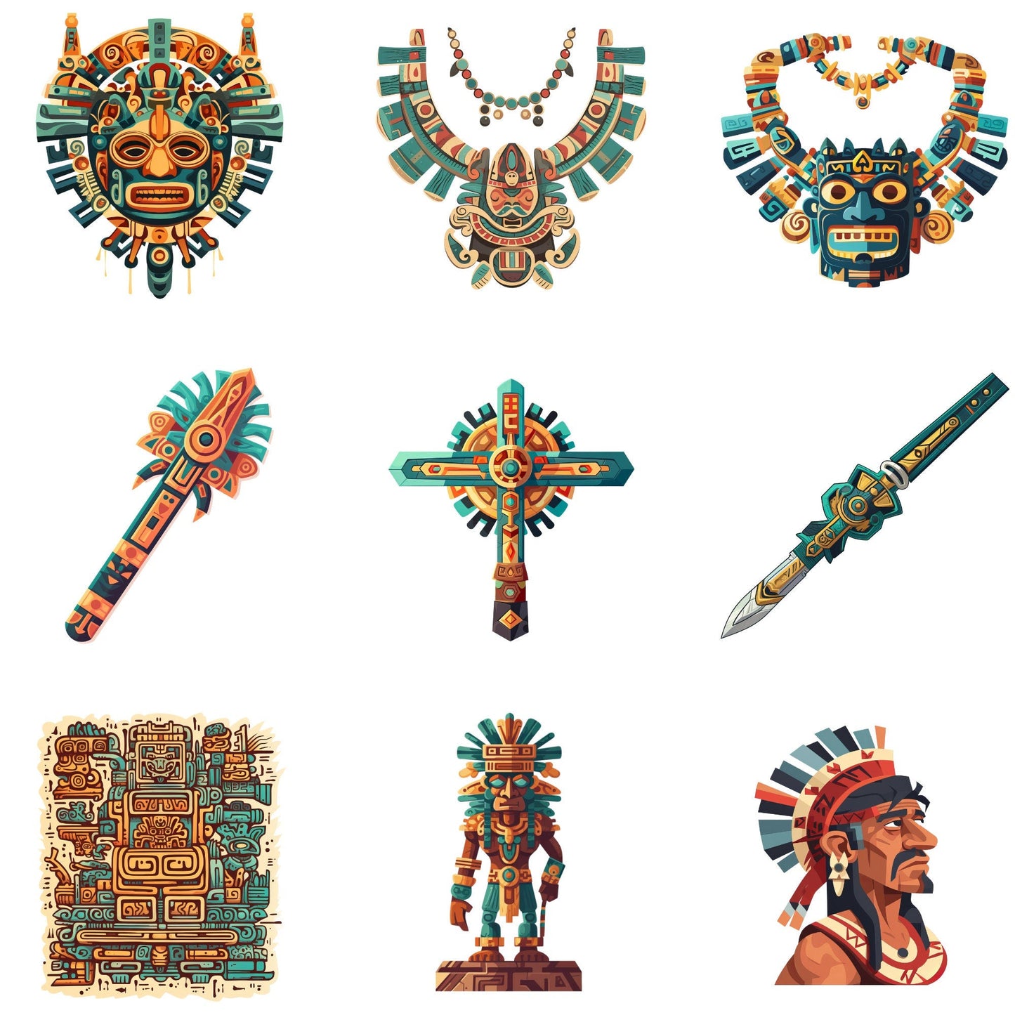 Ancient Maya Clipart