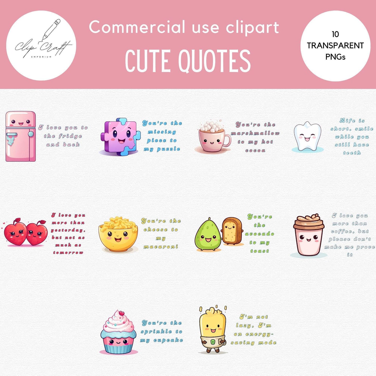 Cute Quotation Clipart