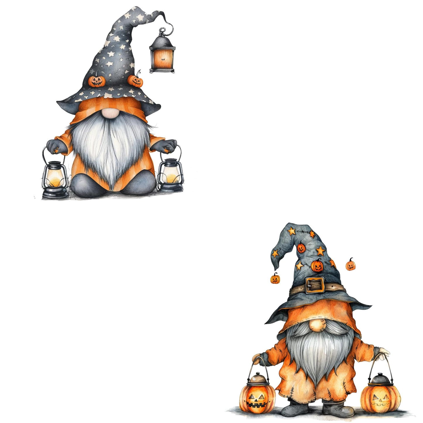 Halloween Gnome Clipart
