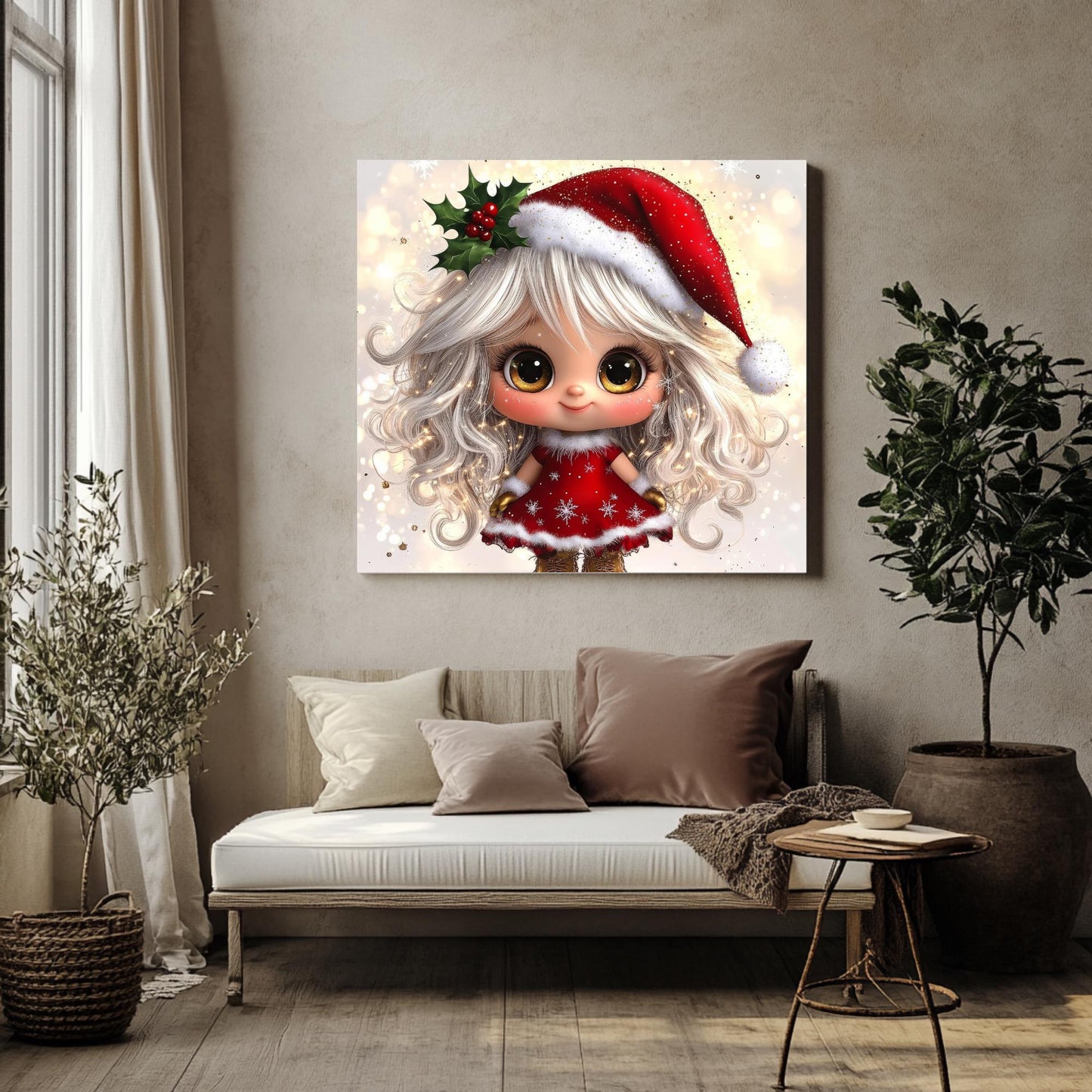 15 Quirky Chrstmas Gnome Girl Clipart