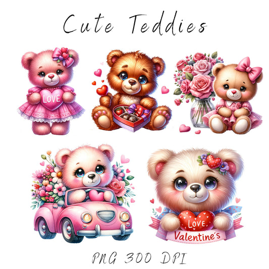 Valentine Teddy Bear Clipart