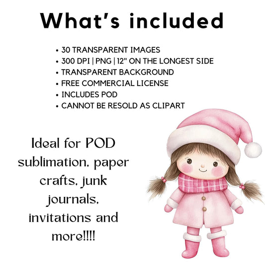 Cute Christmas Character Clipart