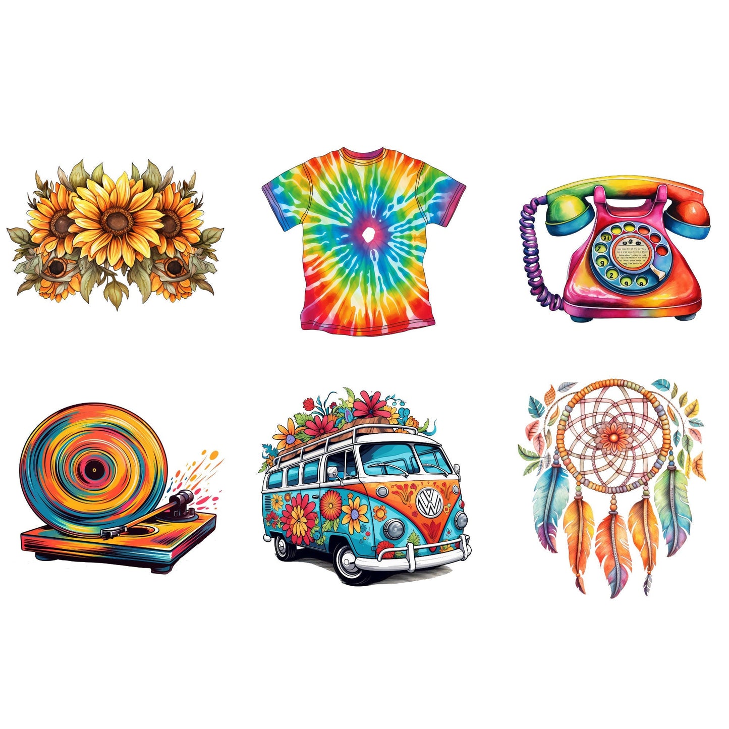I love the 70s Clipart