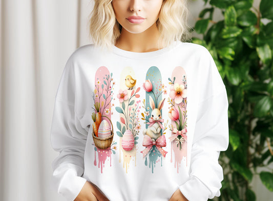 Cute Easter Brushstroke PNG