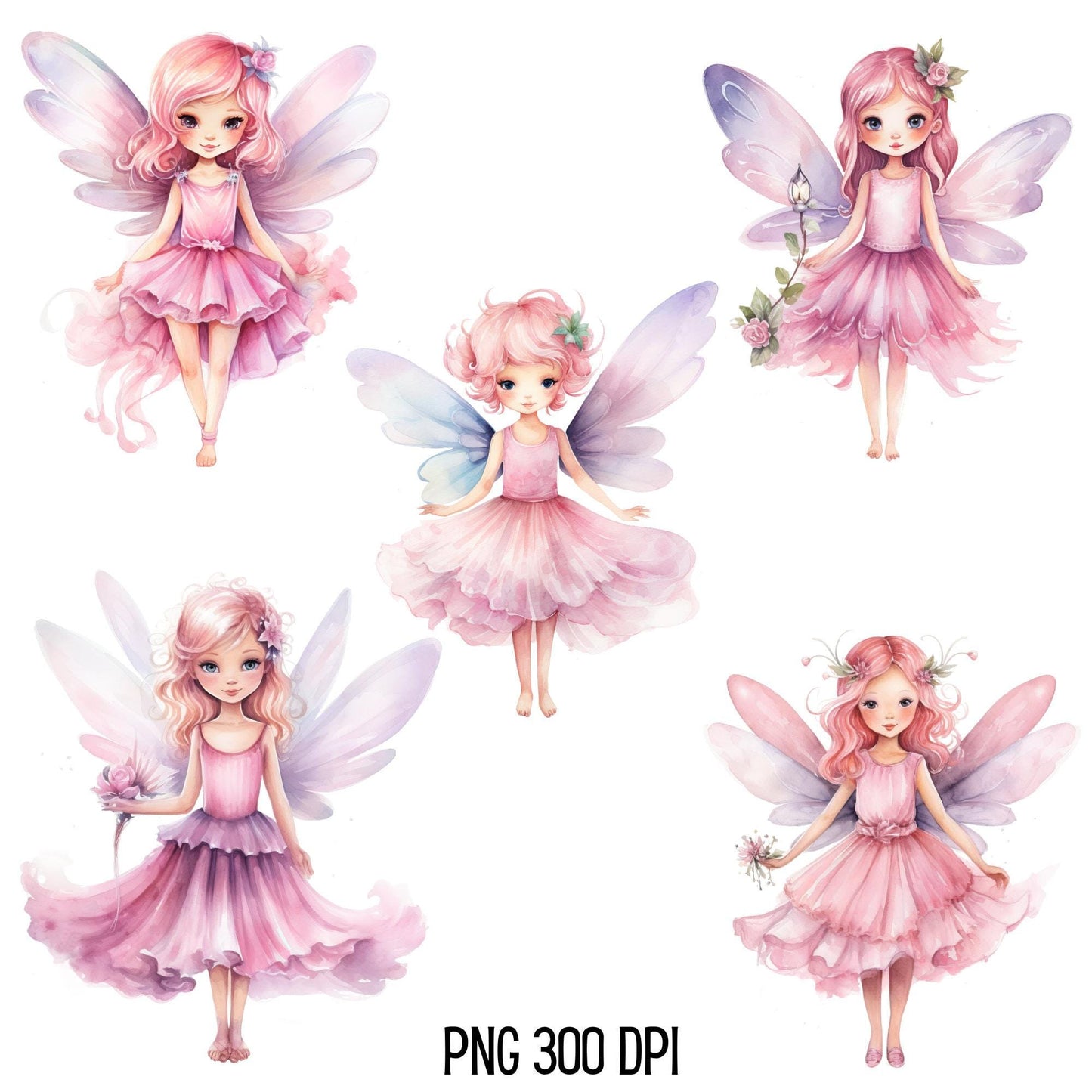 Pink Fairy Clipart
