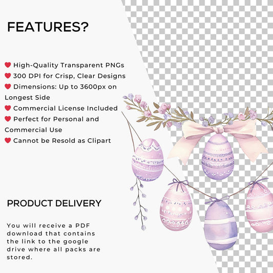 Easter bunting Clipart