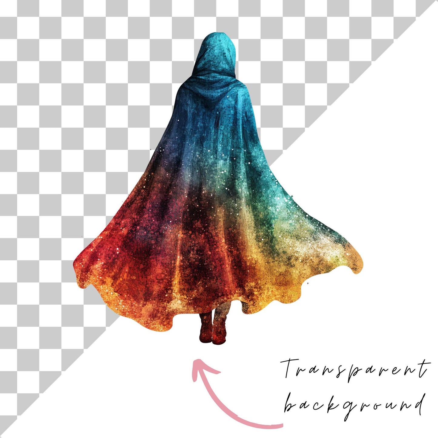 Magical Cloak Clipart
