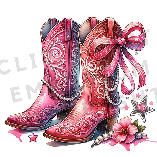 Boots and Pearls PNG