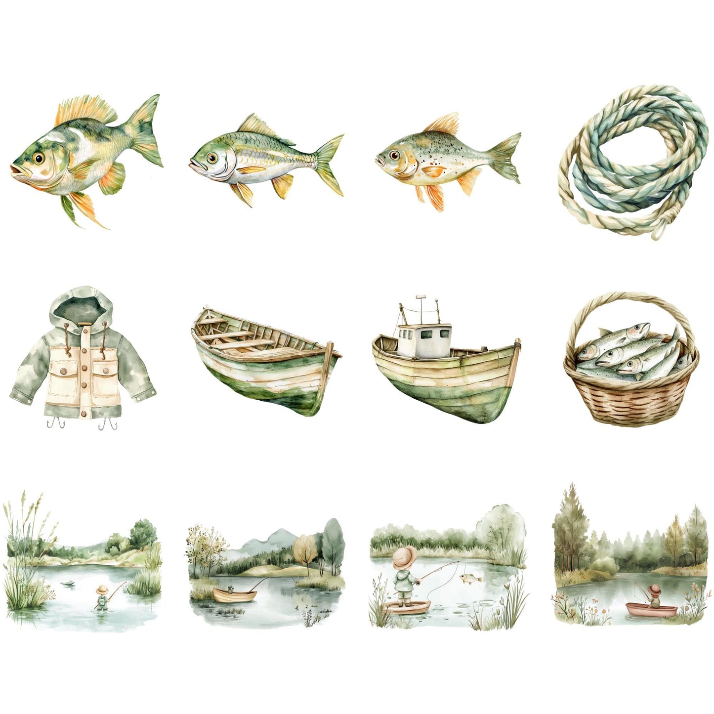 Little Fisherman PNG