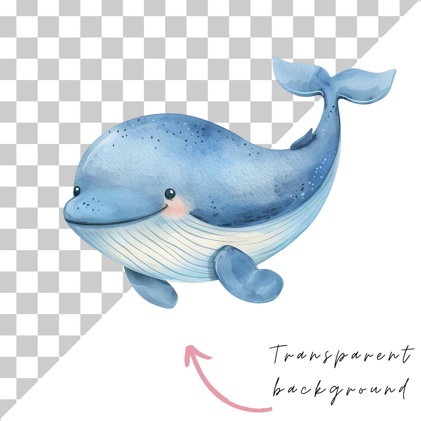 Acuarela bajo el mar clipart