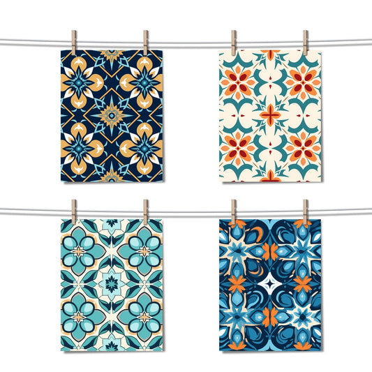 Moroccan Tile Digital Papers