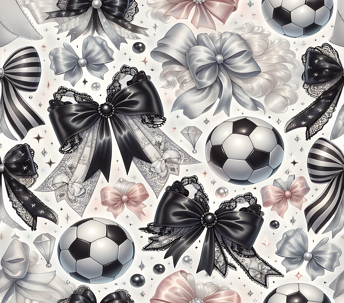 Soccer Bow Wrap Tumbler PNG – Coquette Soccer Mom 20oz Sublimation Design