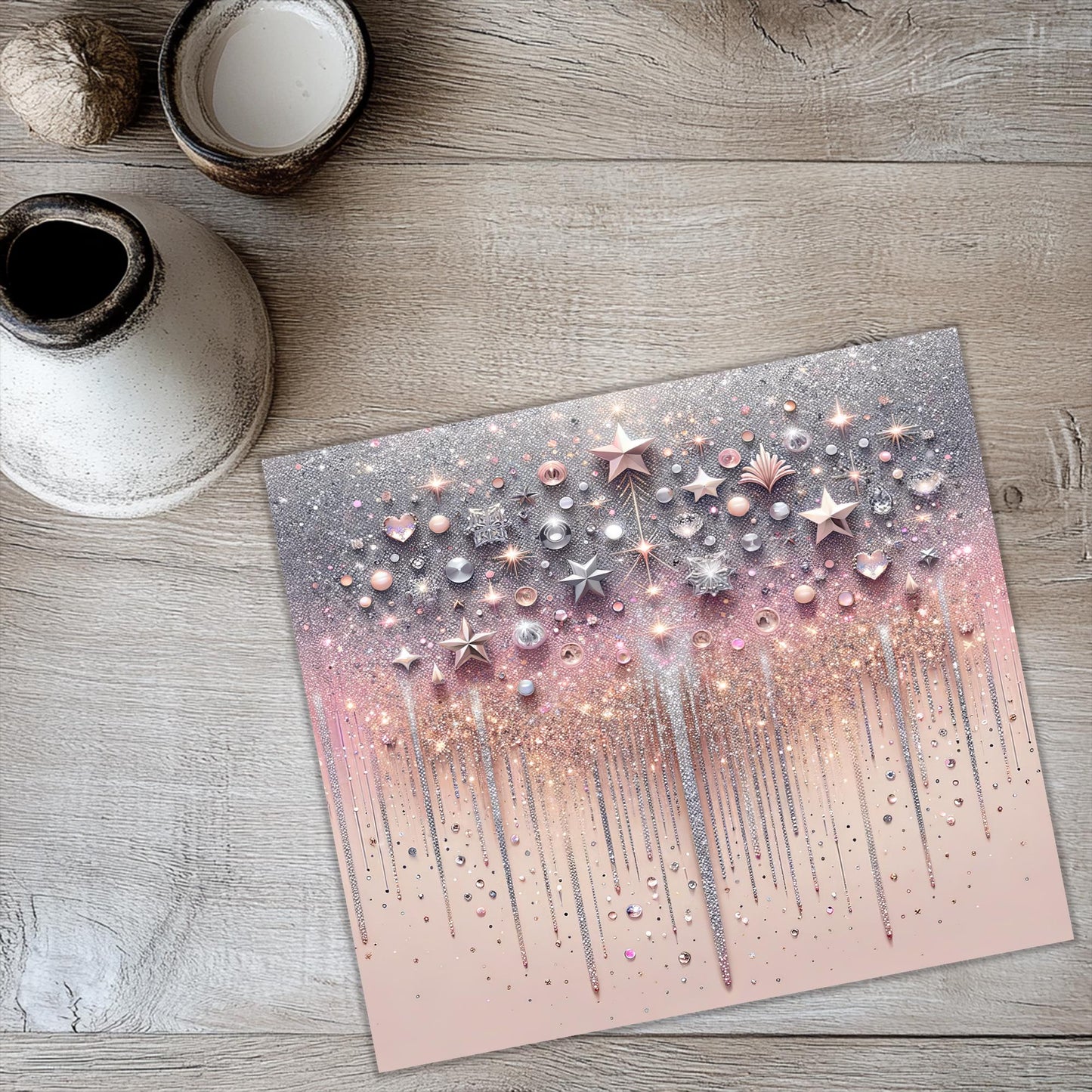 a picture of a painting on a table