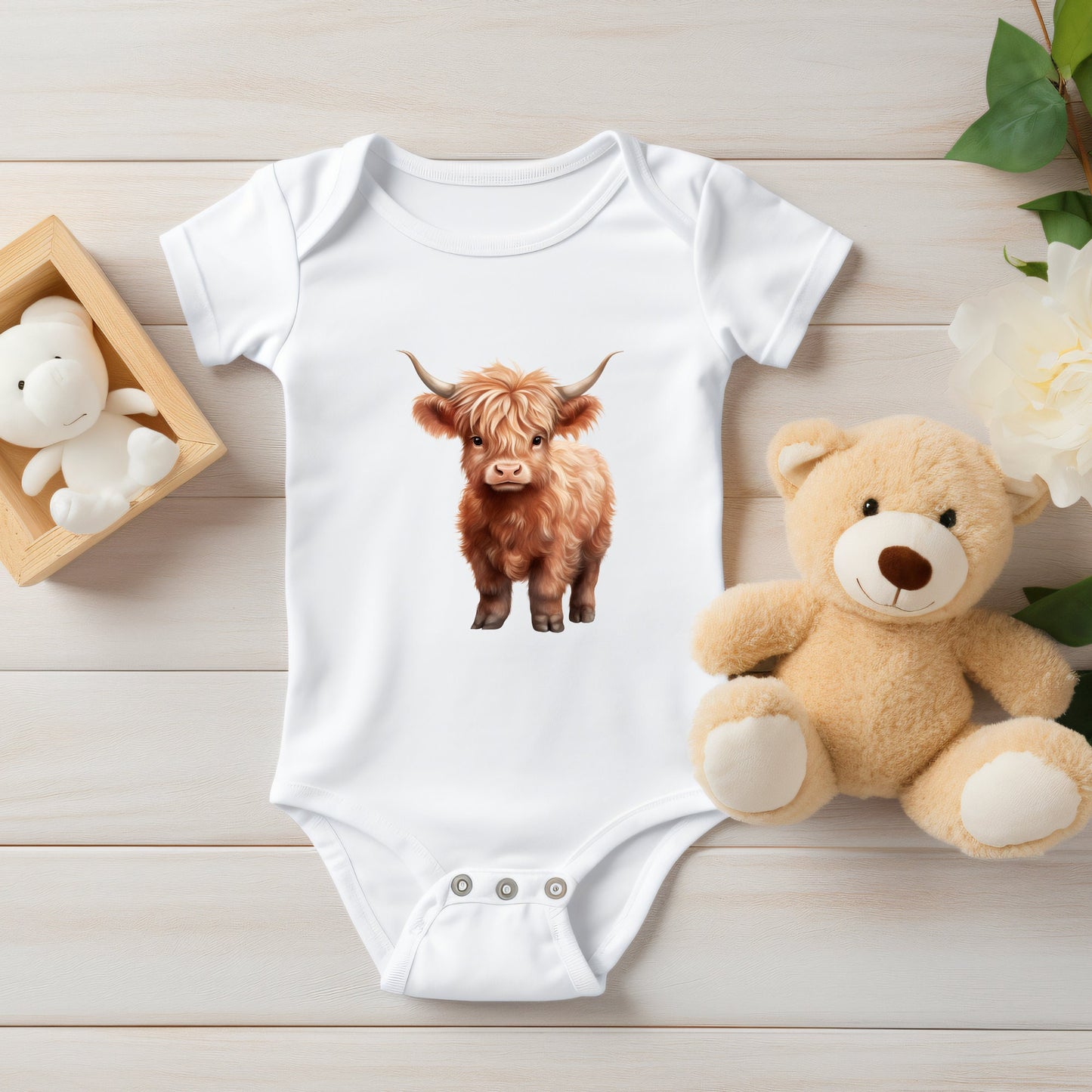 Cute Highland Cow Clipart