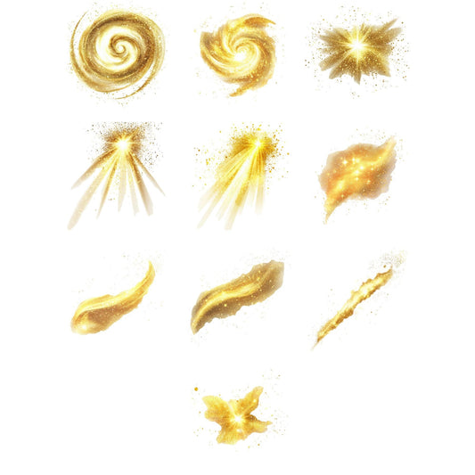 Magical light overlay texture clipart