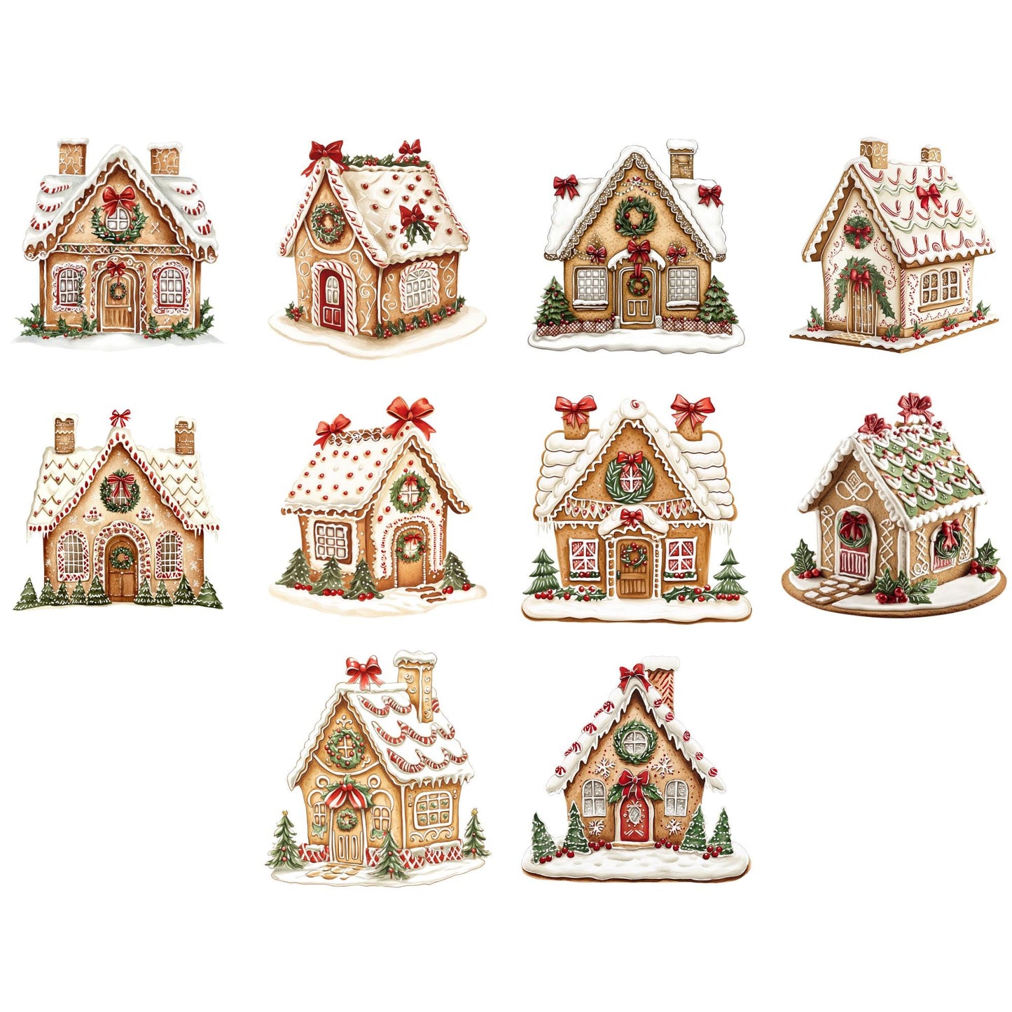 Christmas Gingerbread House Clipart