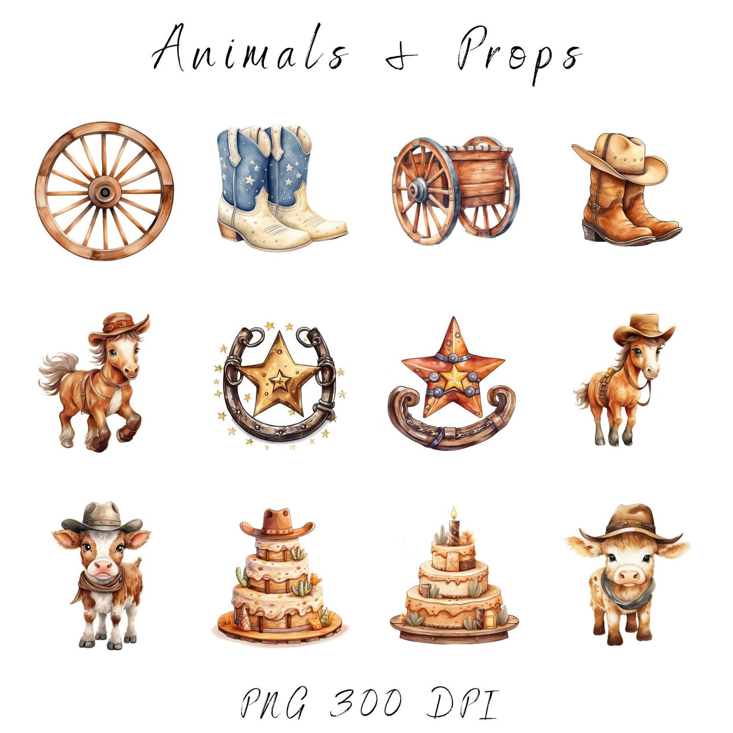 Baby Cowboy Clipart