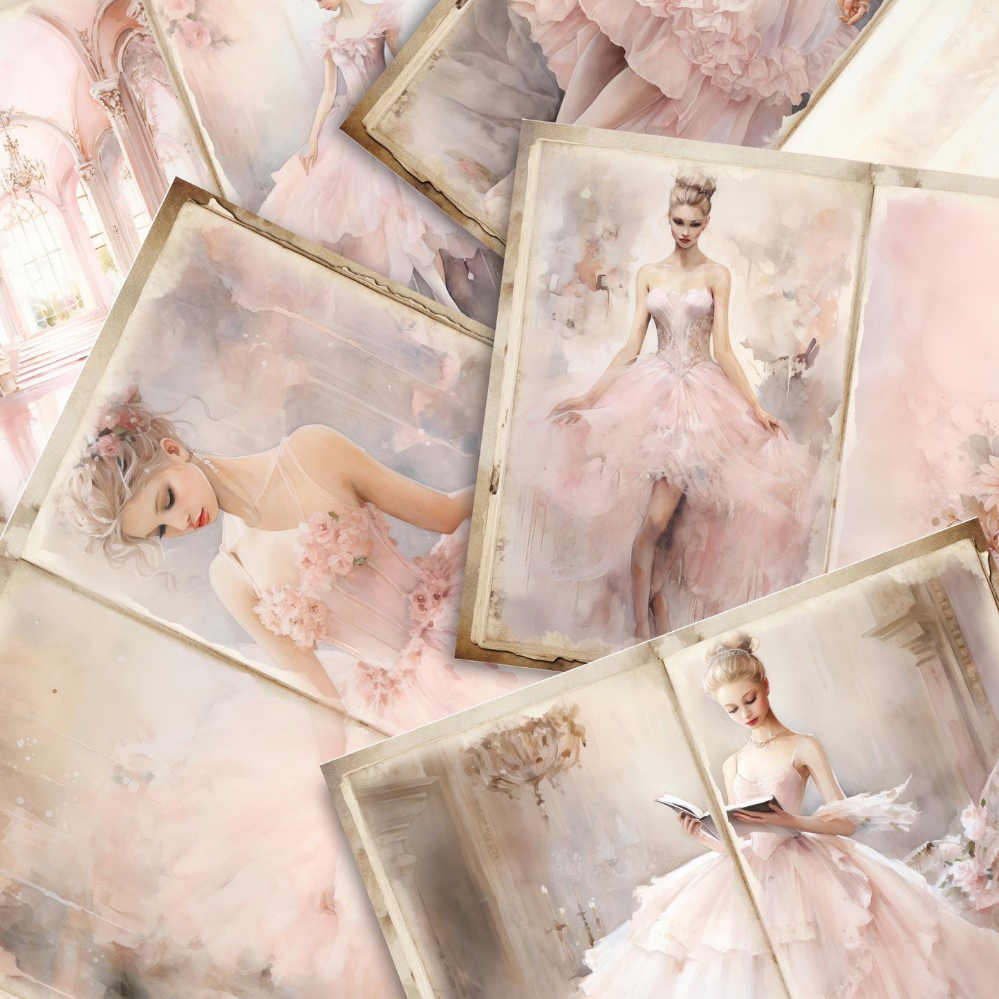 The Ballerina Junk Journal Pages Vol2
