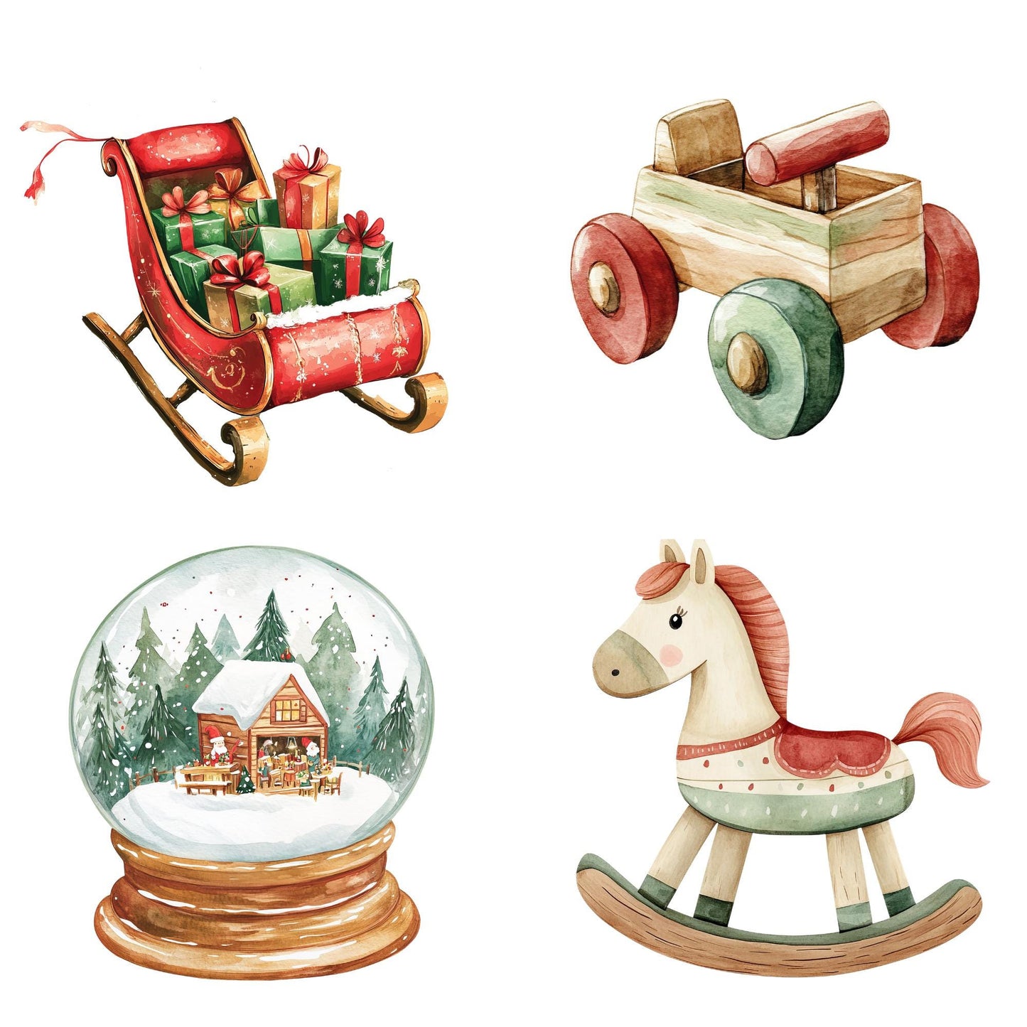 Santas Workshop Clipart