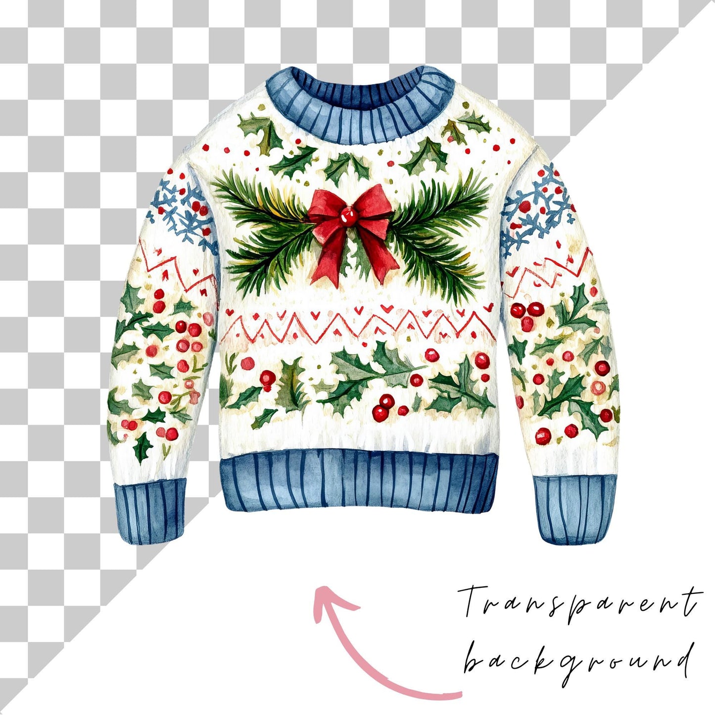 Ugly Christmas Sweater Clipart