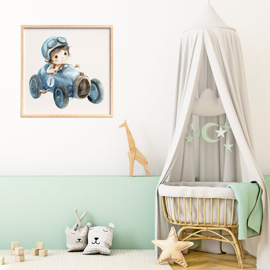 El piloto de carreras Clipart