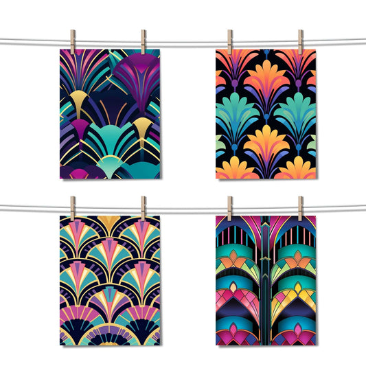 Art Deco Seamless Pattern Digital Papers