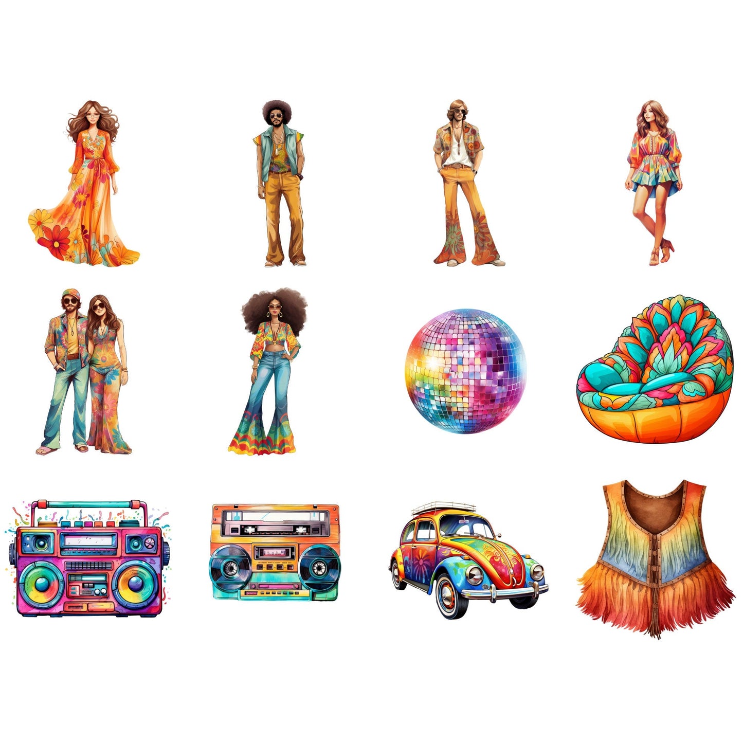 I love the 70s Clipart