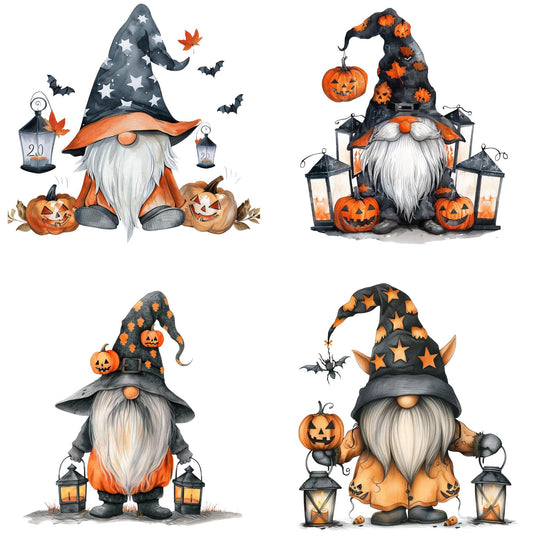 Halloween Gnome Clipart