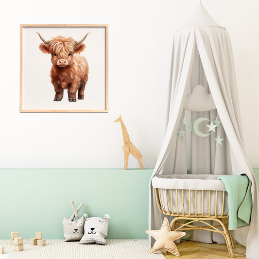 Cute Highland Cow Clipart