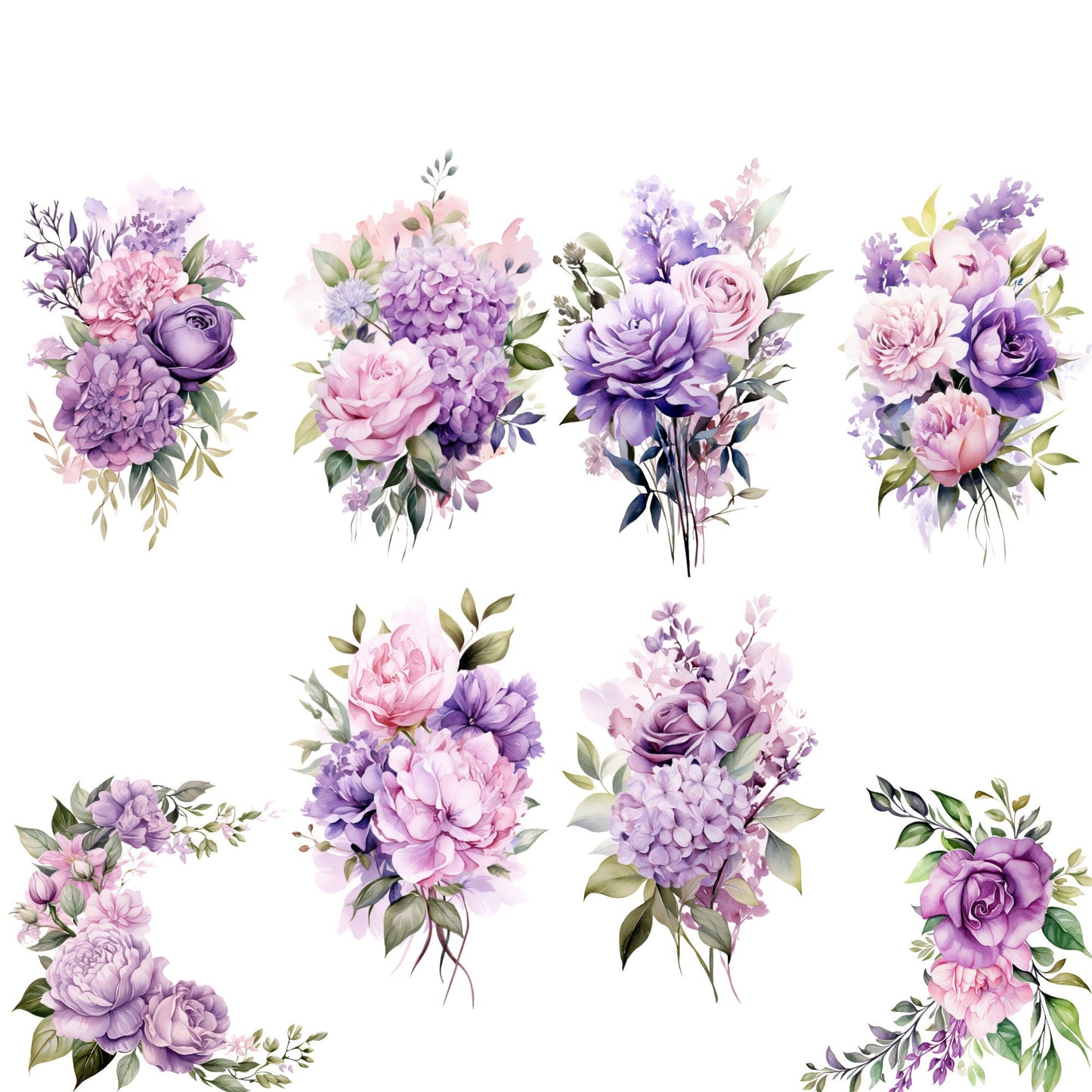 Lilac Floral clipart | Lilac Flower