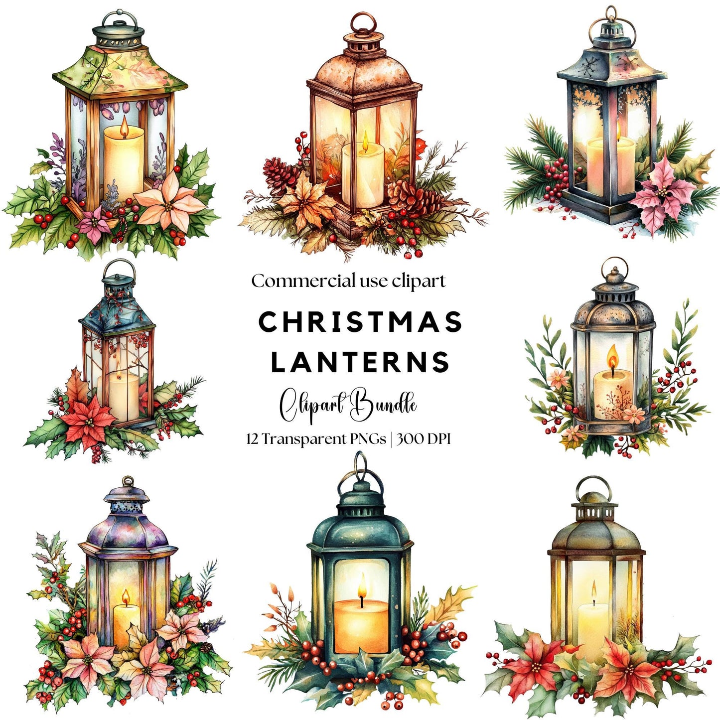 Christmas Lantern Clipart