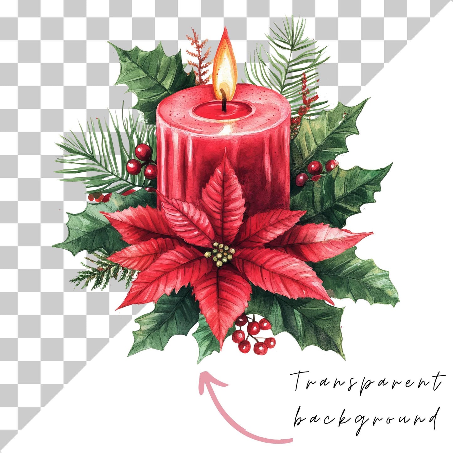 Christmas Candles Clipart