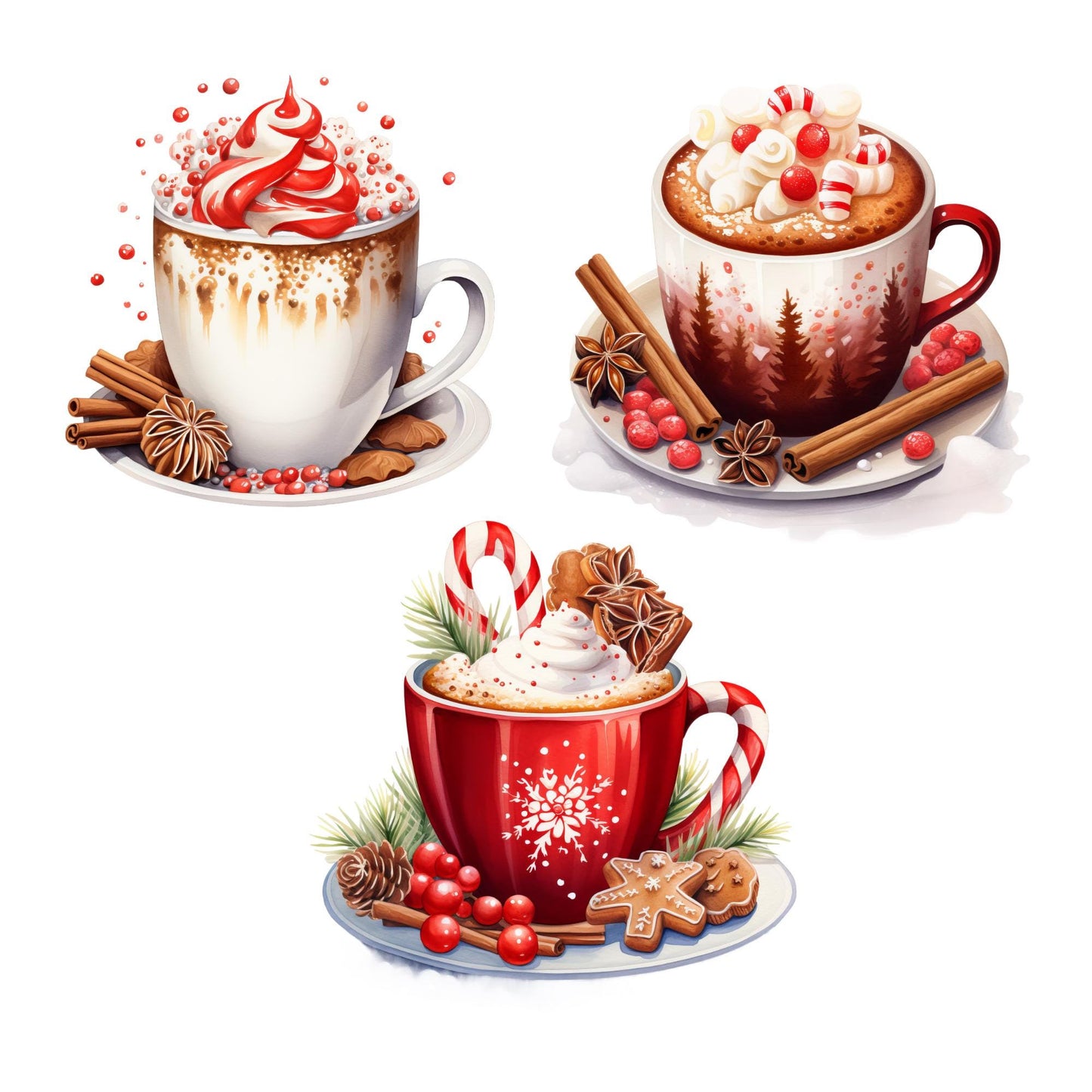 Christmas Hot Chocolate Clipart