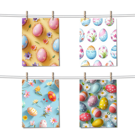 Realistic Easter Digital papers