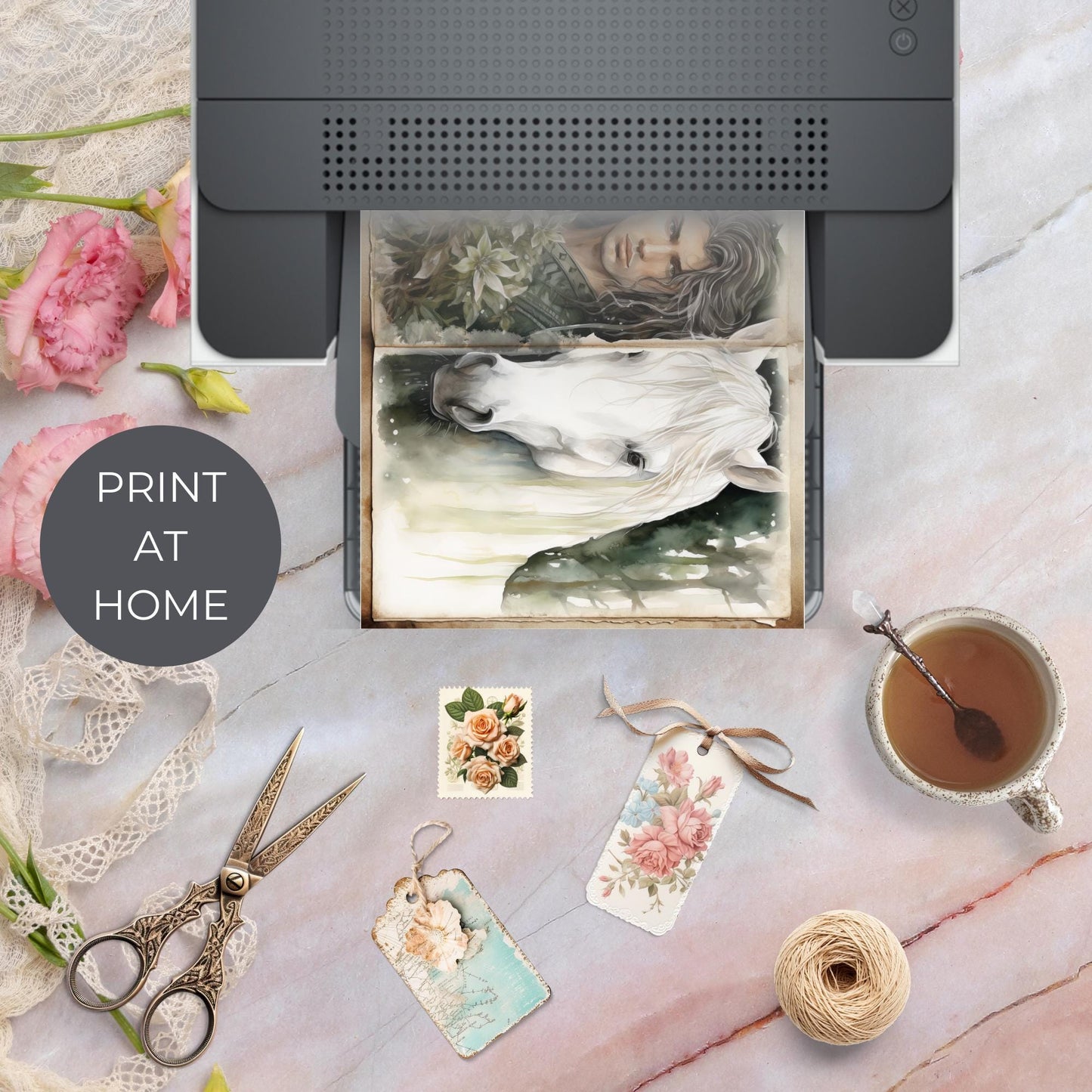 Woodland Elve Junk Journal Pages Vol3