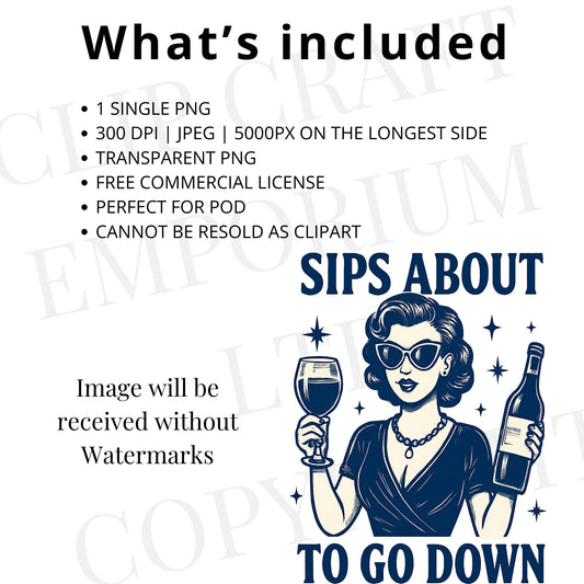 a poster with a woman holding a glass of wine