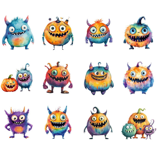 Cute Monster Clipart